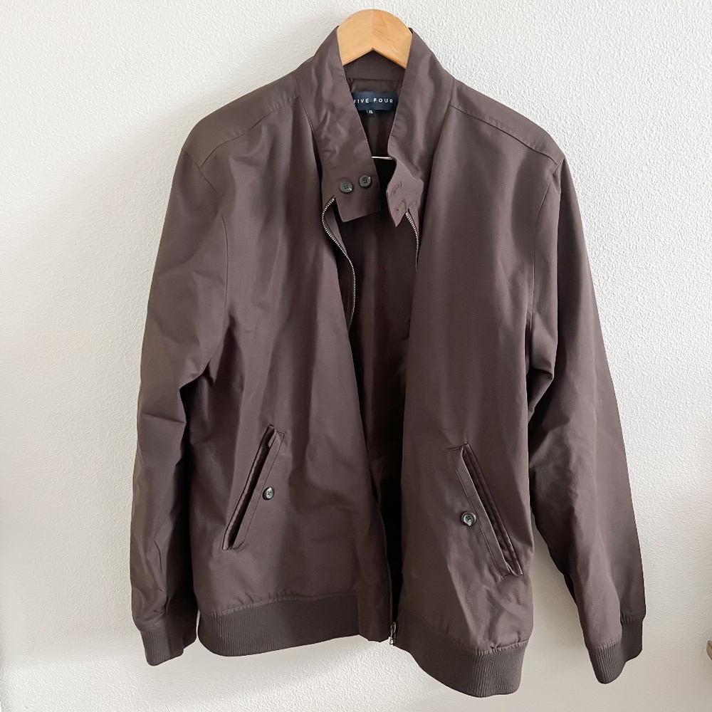 Five Four Brown Men's Bomber Jacket